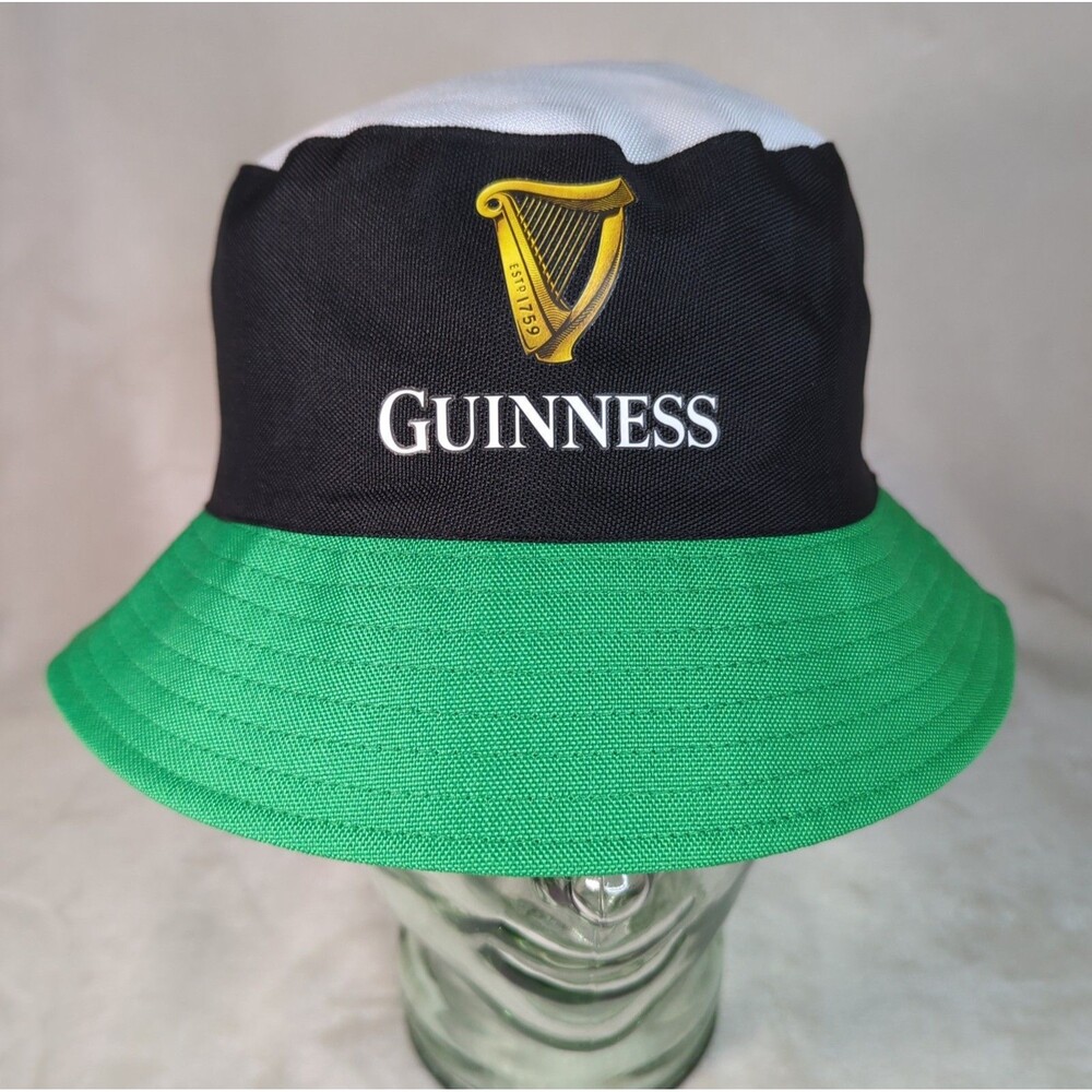 Guinness Bucket Hat Stout Beer Brewery Green/Black/White Adult St Patricks Day